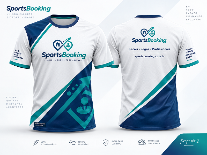 Camiseta Masculina SportsBooking