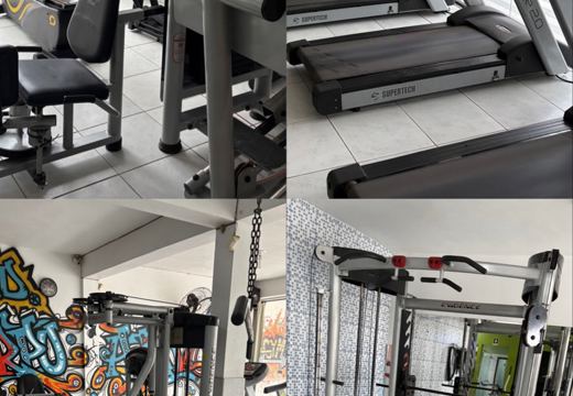 Estrutura e equipamentos da Academia Corpo Ativo.