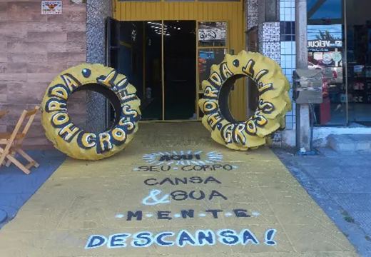 Box, equipamentos e entrada do CT Horda.